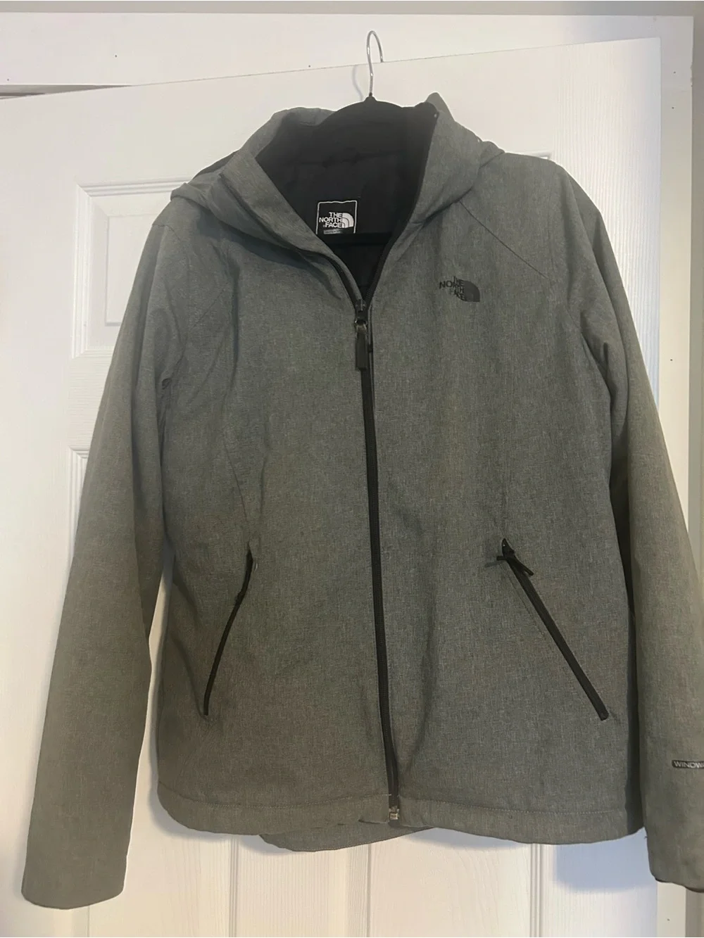 The North Face Women's Gray Hooded Softshell Jacket